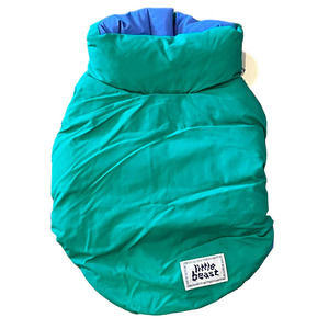 NWT LITTLE BEAST Super Duper Reversible Parka In Green (M)